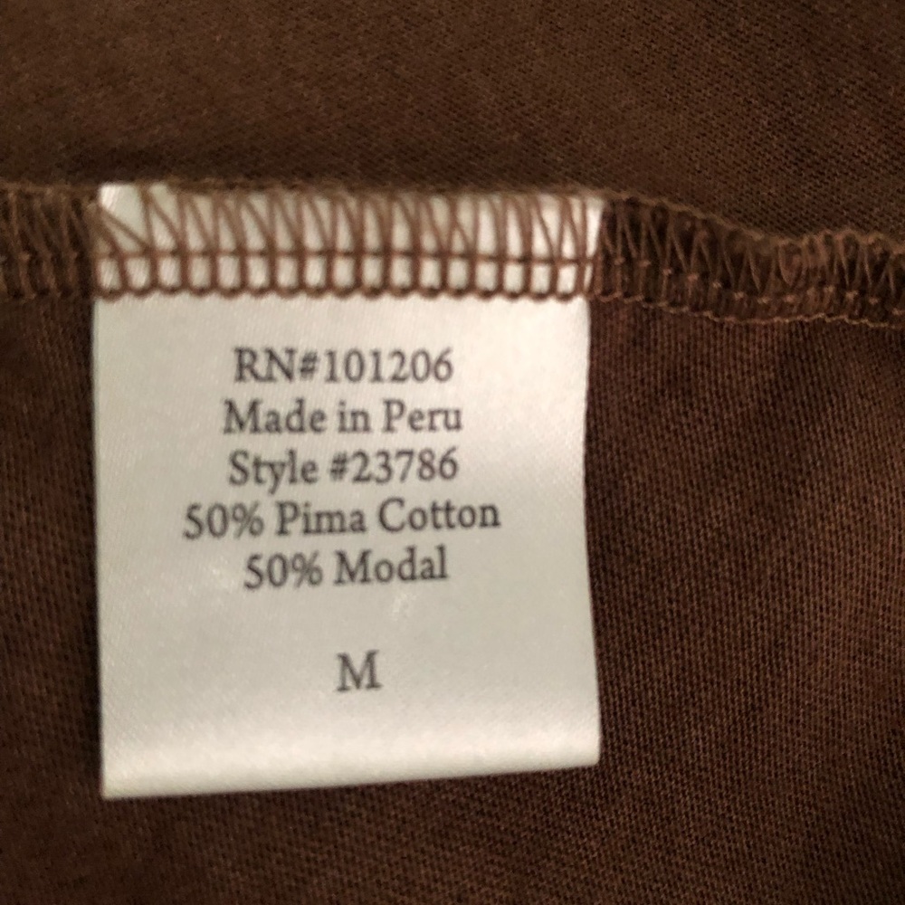 Soft Surroundings classic brown maxi tank dress - Picture 4 of 6